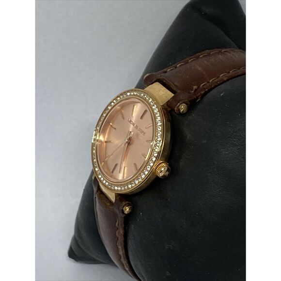 Michael Kors Darci MK2353 Women's Brown Leather Analog Dial Quartz Watch UC510 - Picture 4 of 12